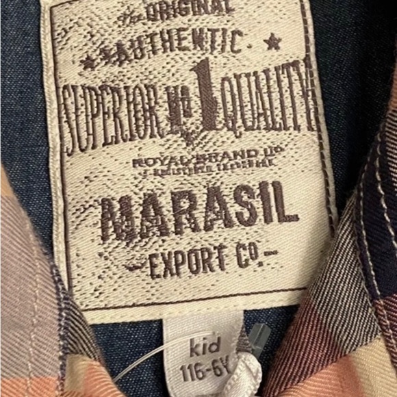 NWT Marasil button down size 6yr/116 - Picture 2 of 3